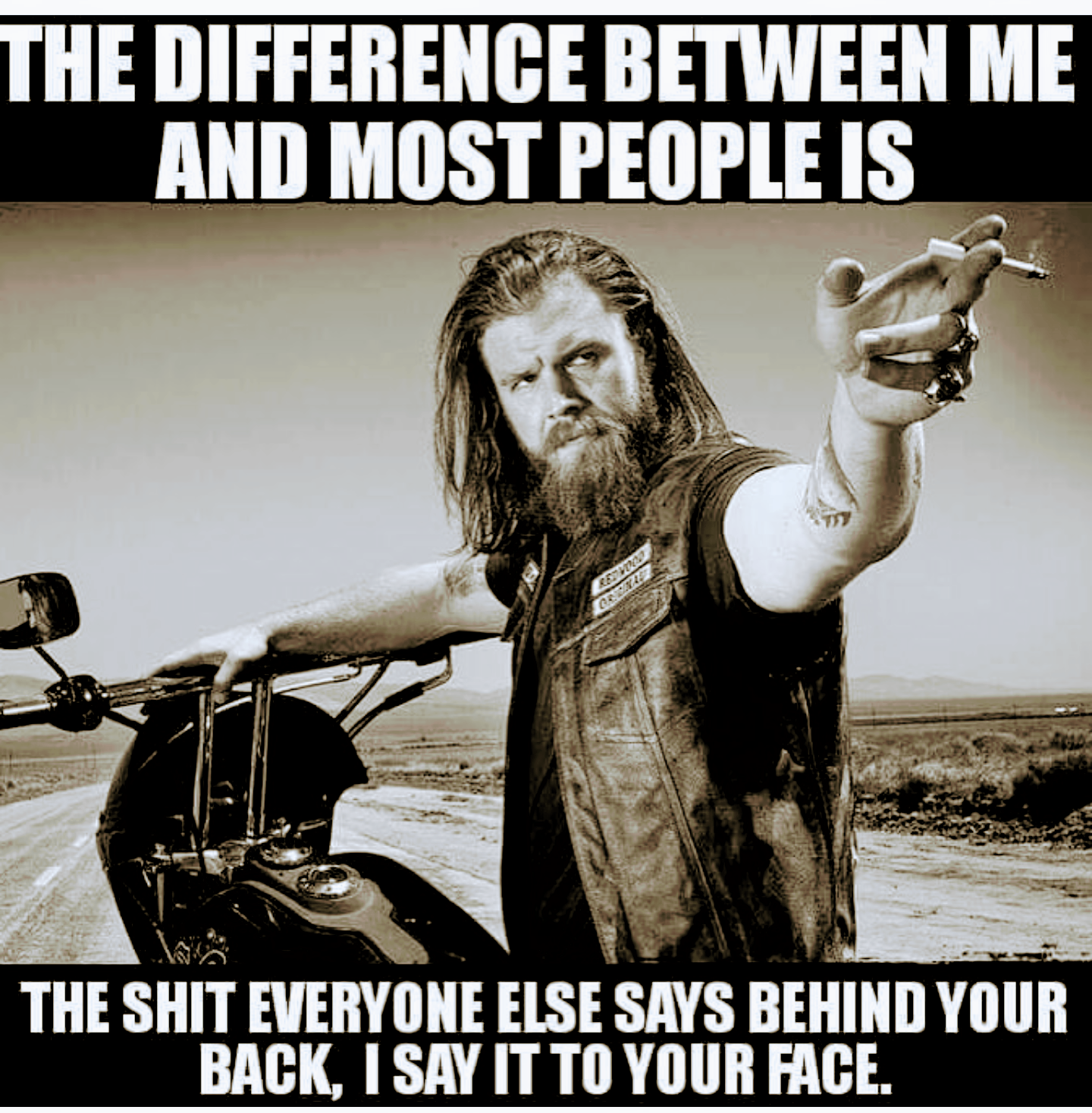 <p>When I say I can be a direct person.</p>