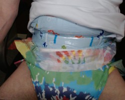 Yes two diapers