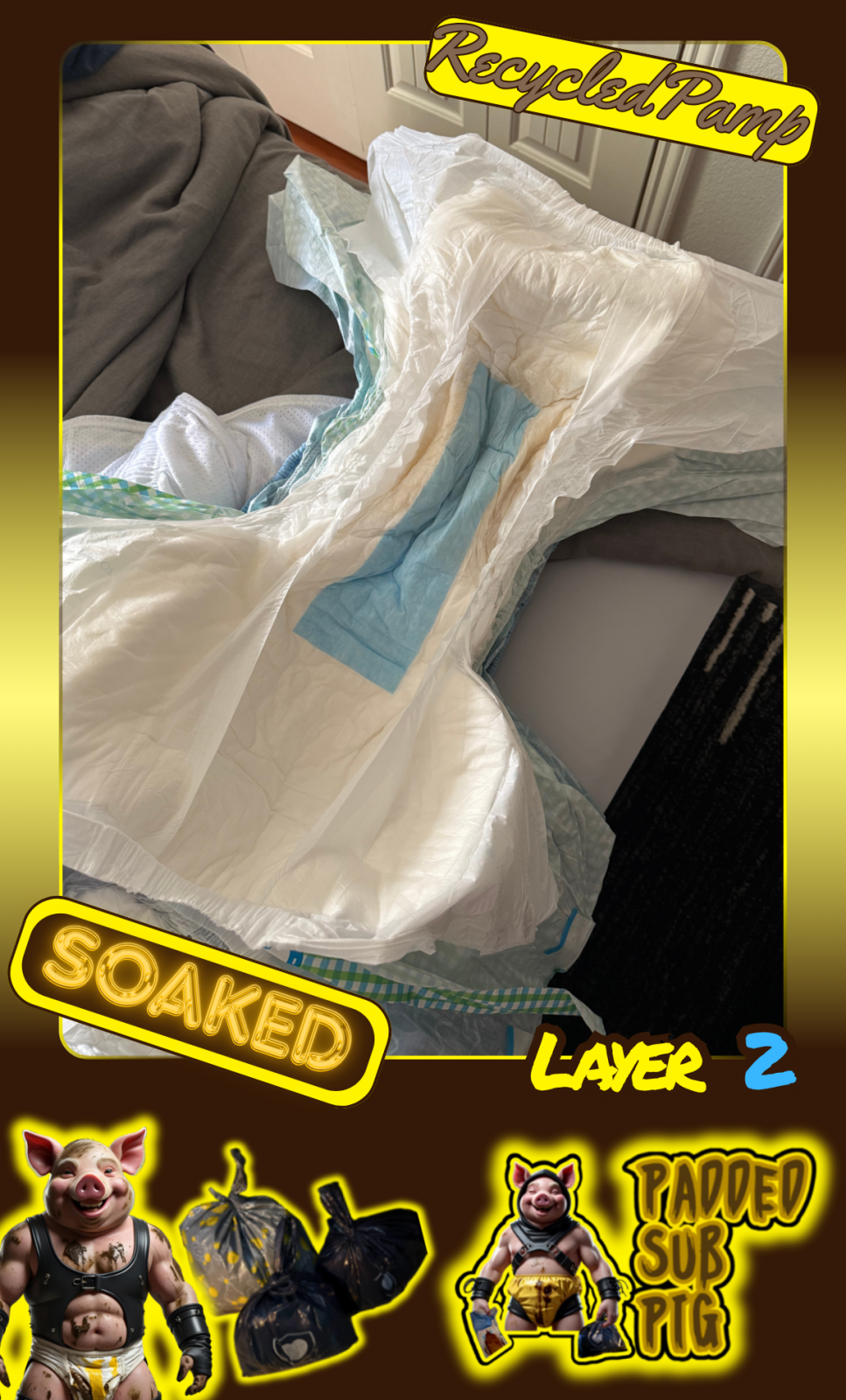<p>Layer 2 - White MegaMax <br/>(Recycled - Previously Soaked)</p>