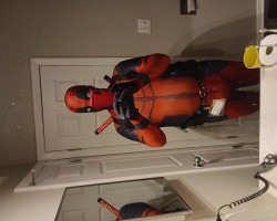 Me in my work diaper and Halloween costumes