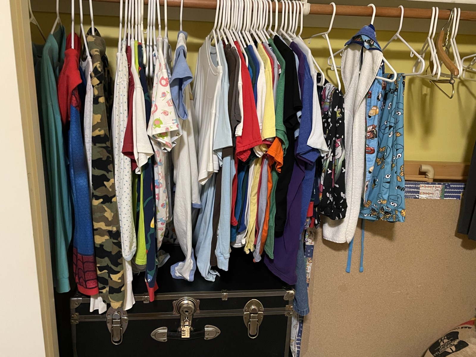 <p>Closet full of baby and toddler boy clothes . . . .</p>