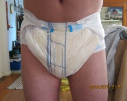 Just me in my diapers