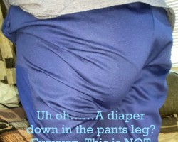 Saggy disposable diapers