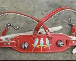 Vintage jingle bell pram reins
