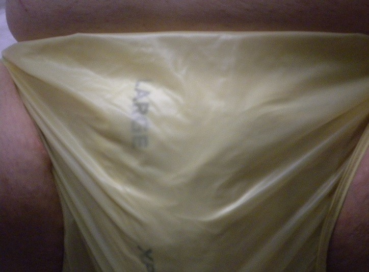 <p>Beyond XP5000.  My night diaper and yellow plastic pants.</p>