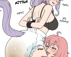 Aww what a good stinky diaper butt you are