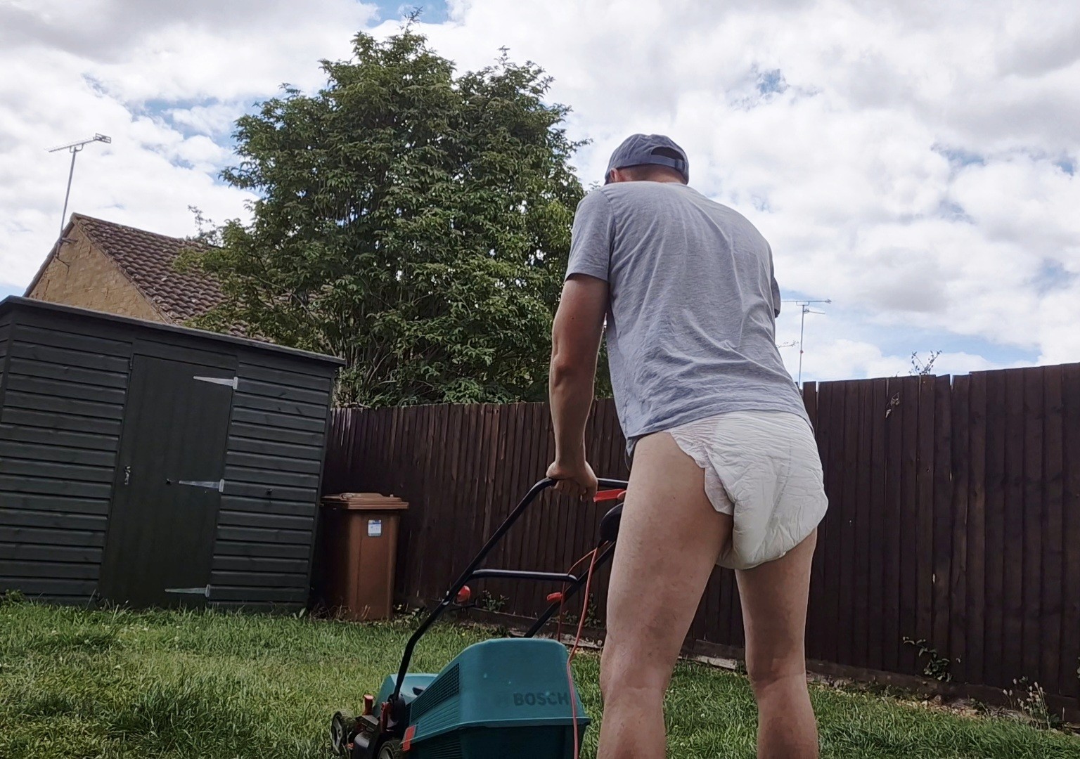 <p>Mowing the Lawn</p>