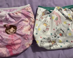 Gotta have diaper wraps for my new large capacity diapers. I love how they keep the diaper tight against my body, plus it keeps my onsies from stretching