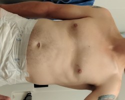 Myself diapered