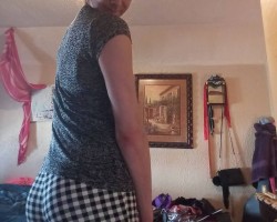 checker pants booty