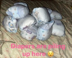 Well, this is the nature of being a toddler. You use those diapers up.