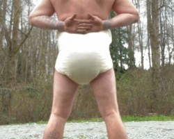Humiliated diaper boy