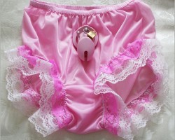 Diapers and chastity cage