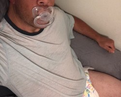 me in diapers