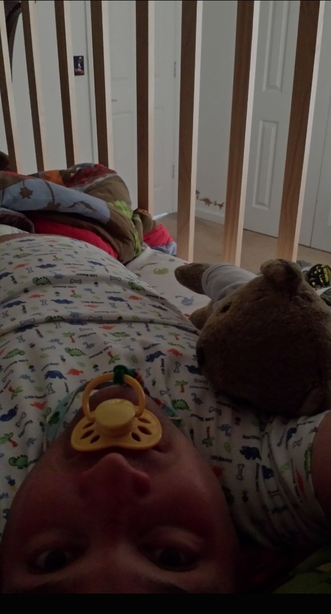 <p>Put down for a nap.</p>