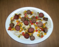 my dinner pierogi kielbasa stir fry