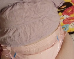 Getting ready for bed. I love being fresh, clean, and dry.