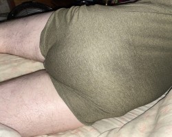 My soggy bottom. See the diaper?