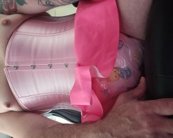 New corset and mini-skirt