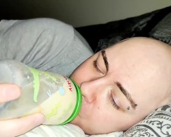 Hungry Baby at Bedtime