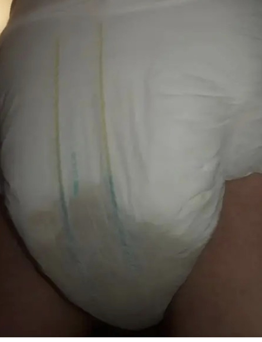 <p>Thank goodness Craig was wearing a nappy</p>