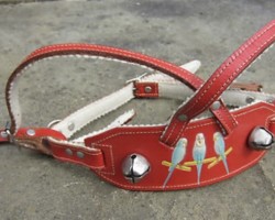 Vintage jingle bell pram reins
