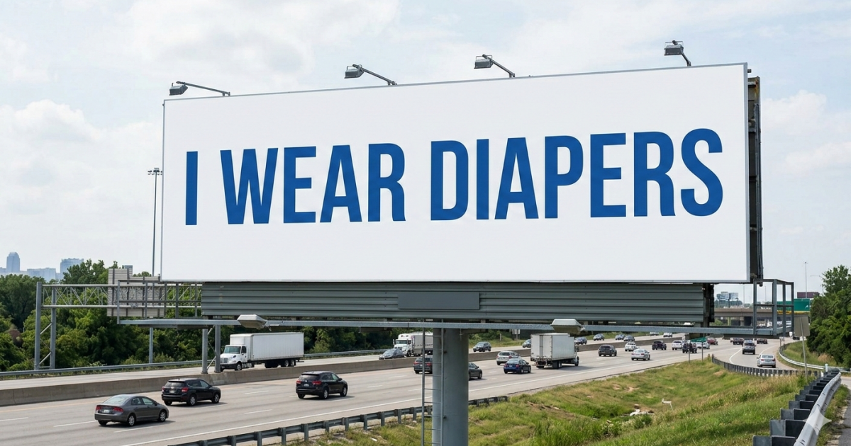 New Blog Post: I Wear DIapers