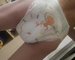 My new diaper butt