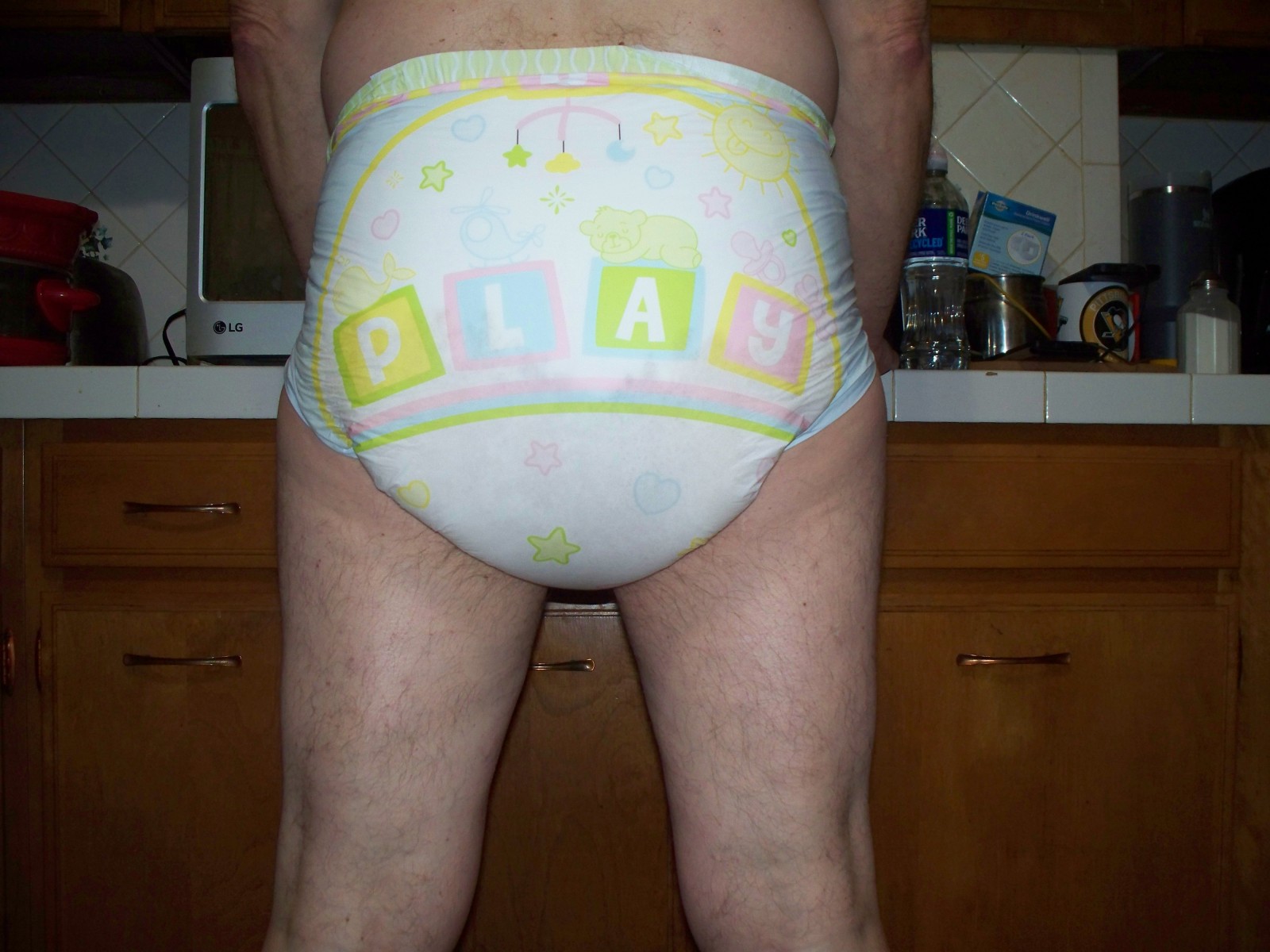 <p>trying out my new kiddo play time diapers had on since last night</p>