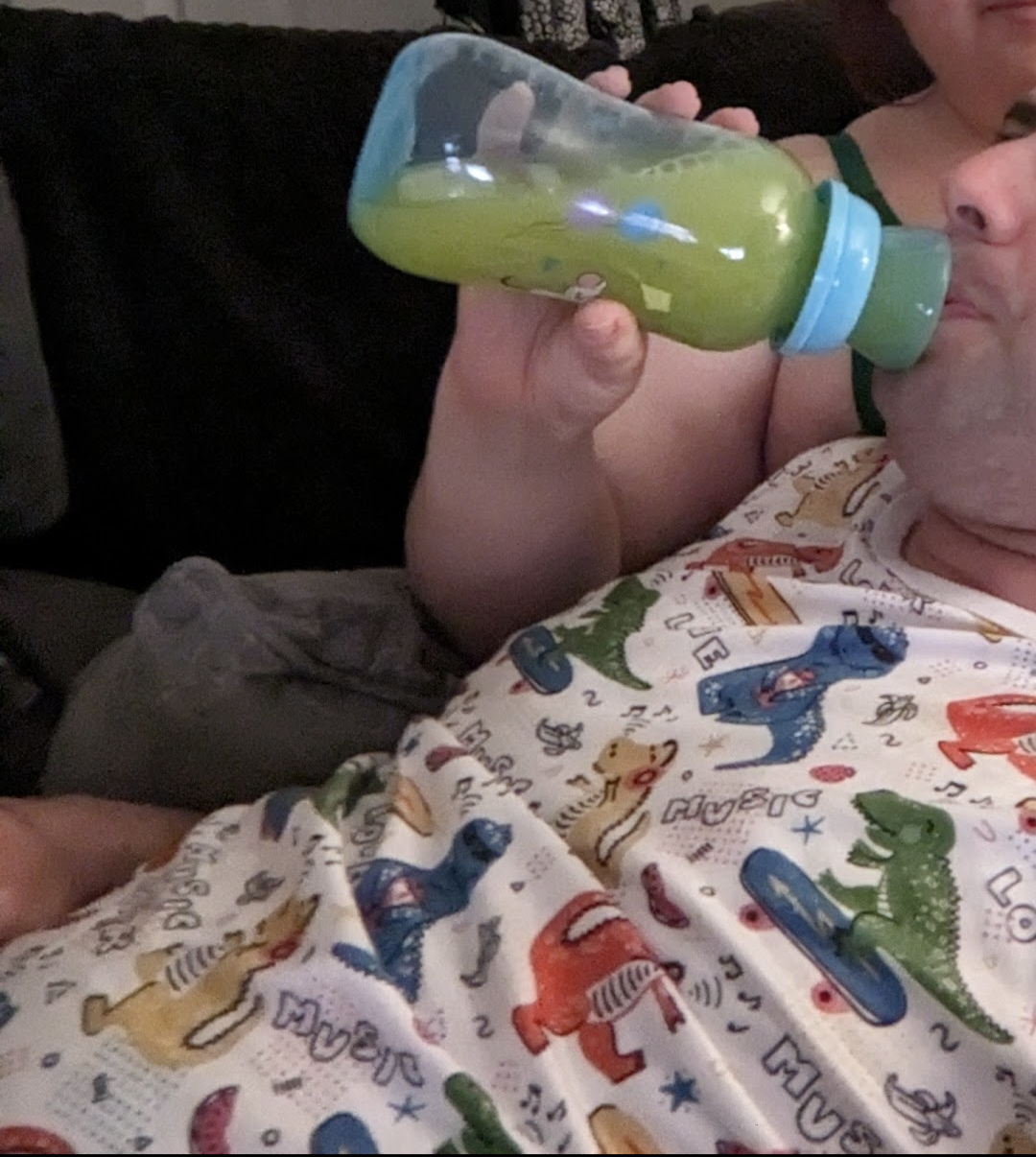 <p>Afternoon feeding</p>