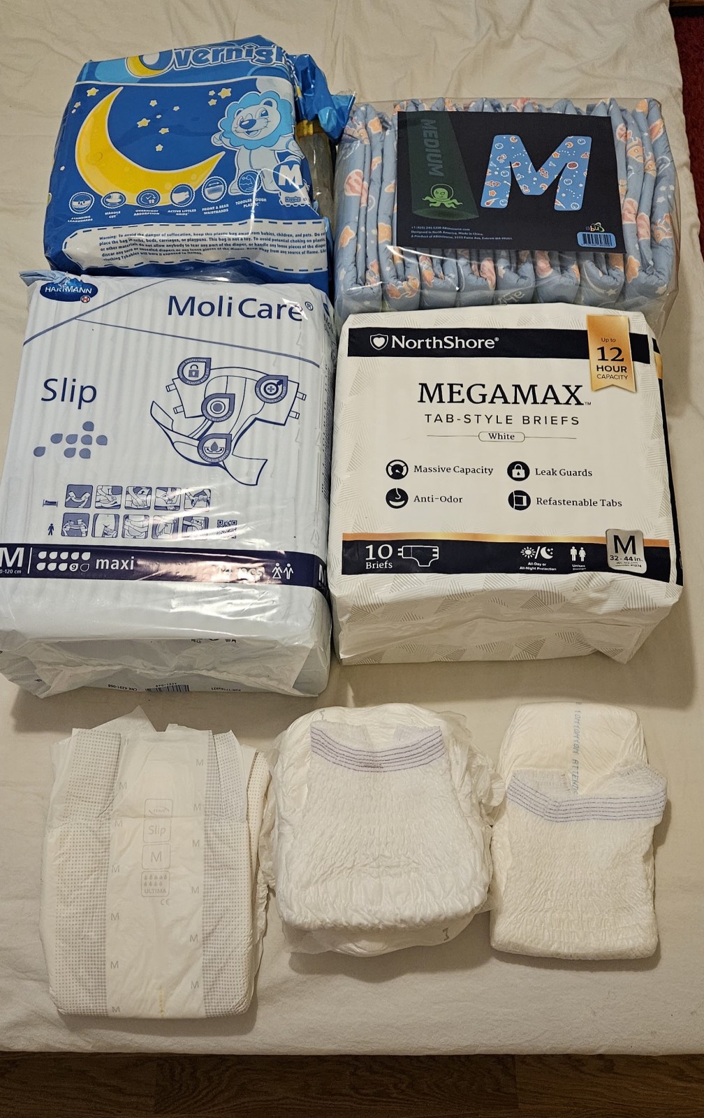 <p>Got some more diapers this week</p>