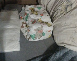 the new diaper will be tested tomorrow