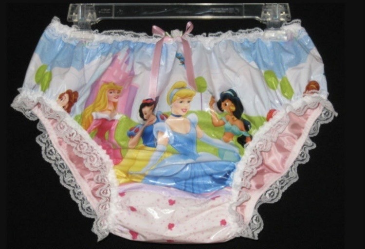 <p>Little girl Disney princess plastic pants, perfect over Pampers, adorable</p>