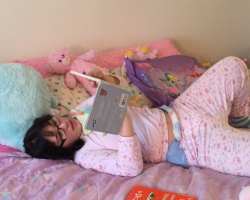 Added today: HD Video: A cranky Ally tries to keep from napping!https://diaper.pics