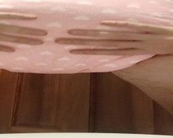 Pushies into diaper