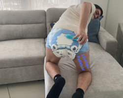 Little Blue wants his hole filled