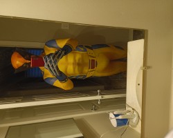 Me in my wolverine costume and soaked diaper