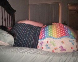 Of course I went to be diapered, I just didn't wear any plastic panties
