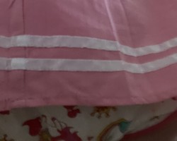 It is bad my onsies shows? Wearing one of my new large capacity diapers under my onsies. I do love a nice wet heavy diaper.