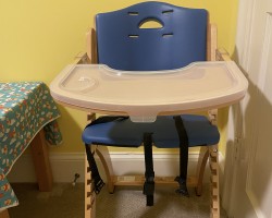 High Chair - can strap in smaller ABs for their bottle feedings.