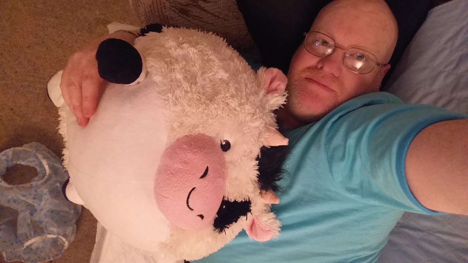 <p>Me and my favorite stuffy.</p>