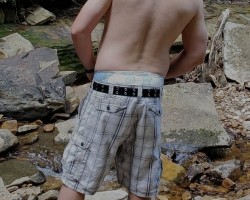 Down in the forest, by the creek.