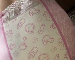 Pretty baby diapers.
