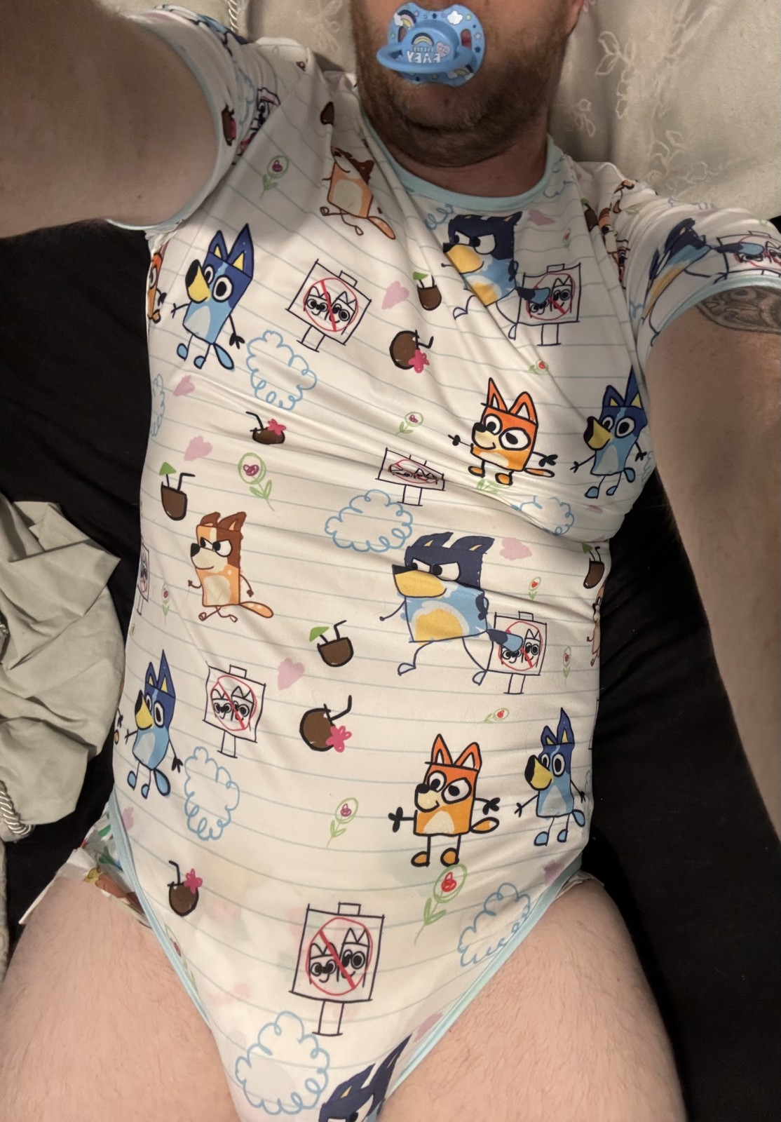 <p>Love this onsie my girl got me</p>