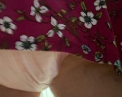 My plastic panties showing beneath my big gurl nightie. Sometimes a little gurl has to show she's wearing a diaper.